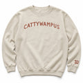 Cattywampus Crewneck in Bone, full front
