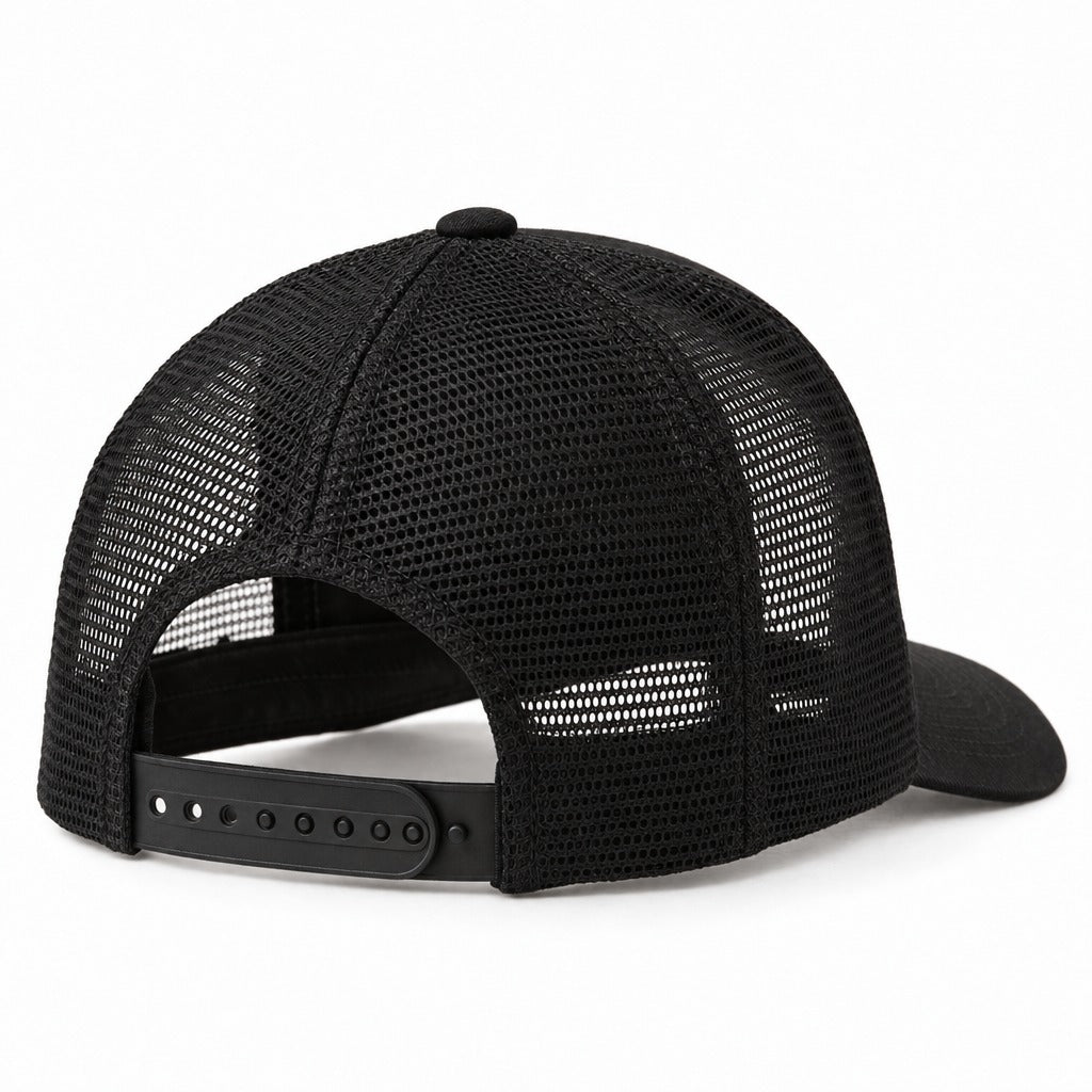Farm Use Trucker Hat in Black, full back