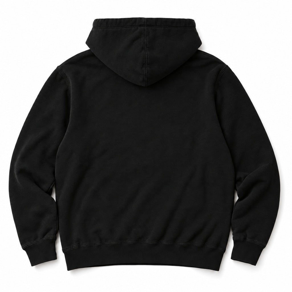 Farm Use Hoodie in Black, full back