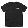 Afternoon Farmer Logo Tee in Black Heather, full front