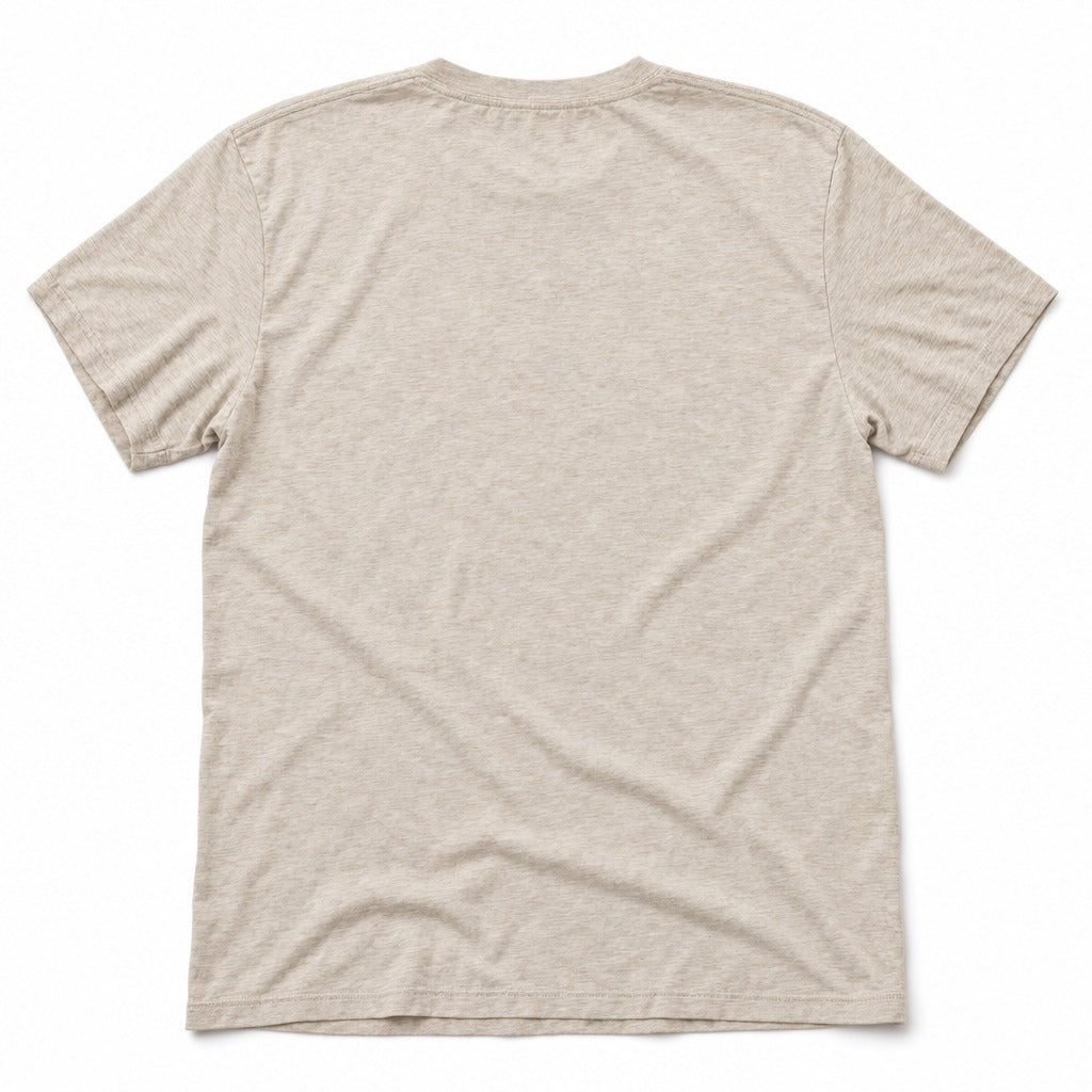 This Farm Shirt Was White This Morning Tee in Heather Dust, full back